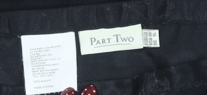 Part Two Women's Black Long Pencil Skirt - Size 14