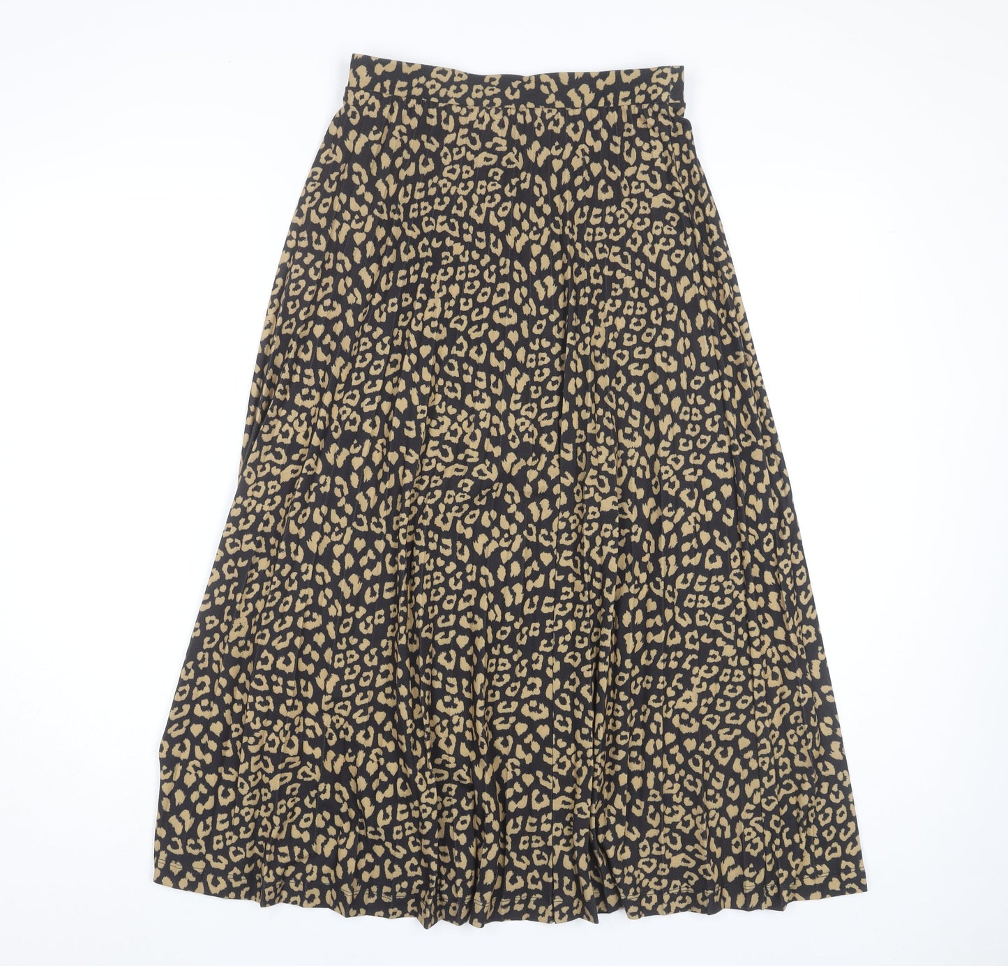 Marks and Spencer Women's Black Animal Print Skirt Size 8