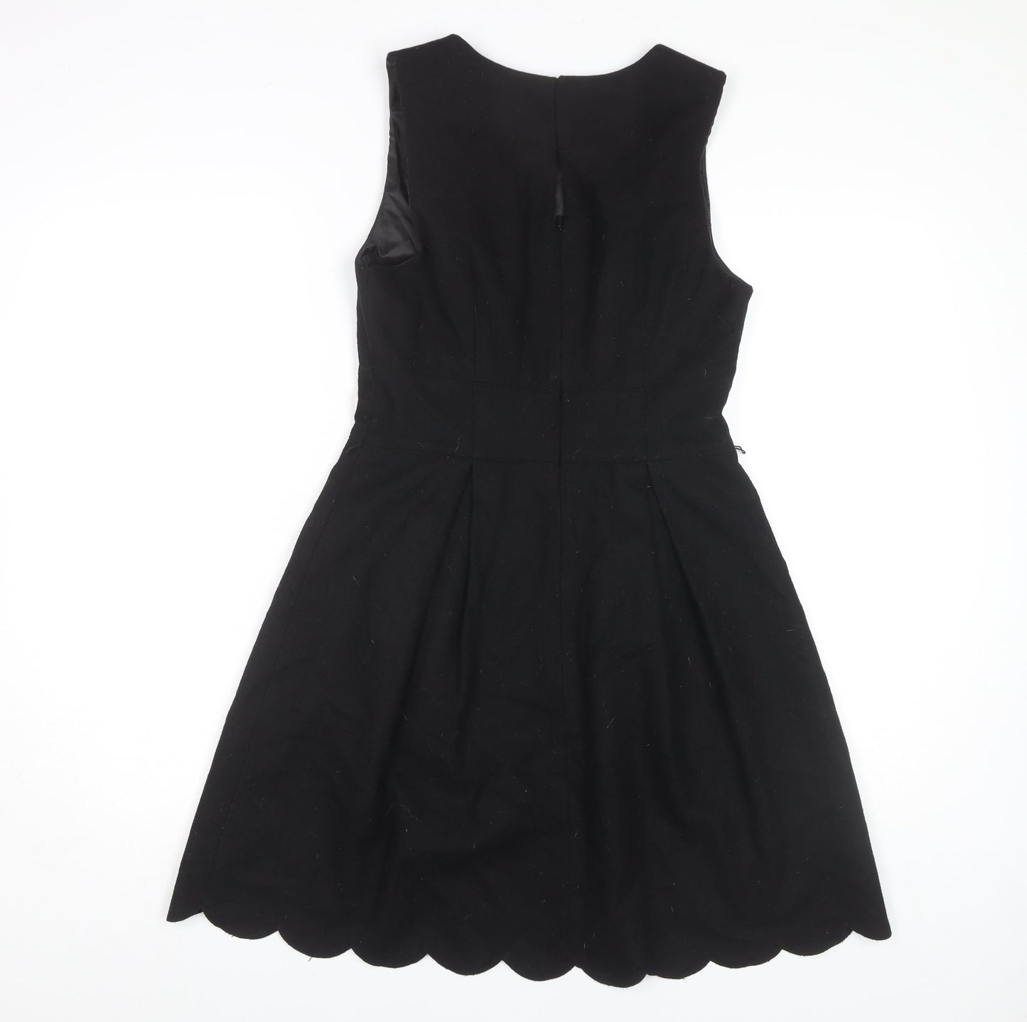 Oasis Women Black High Neck Dress Size 16