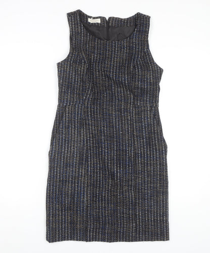 Monsoon Womens Blue Knee Length Pencil Dress Size 10