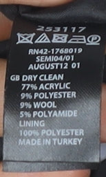 Monsoon Womens Blue Knee Length Pencil Dress Size 10