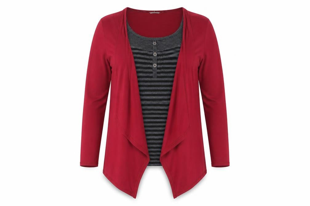Womens UK Size 16 Marks and Spencer Red Cardigan Jumper