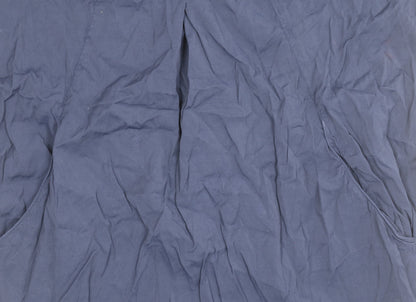 Ghost London Women's Blue V-Neck Dress Short Sleeve