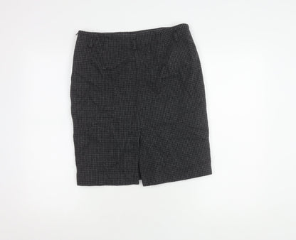 MNG Women's Black Knee Length Pencil Skirt Size 10
