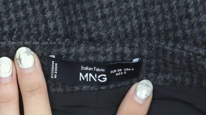 MNG Women's Black Knee Length Pencil Skirt Size 10