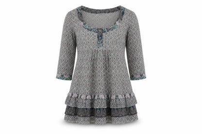 Womens UK Size 10 Marks and Spencer Multicoloured Tunic Blouse