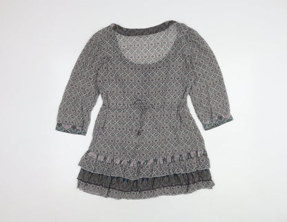 Womens UK Size 10 Marks and Spencer Multicoloured Tunic Blouse