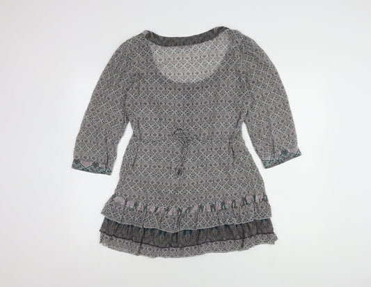 Womens UK Size 10 Marks and Spencer Multicoloured Tunic Blouse