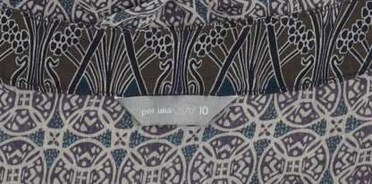 Womens UK Size 10 Marks and Spencer Multicoloured Tunic Blouse