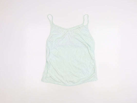 Crew Clothing Women's Blue Camisole Tank, Size 16 Cotton Elastane