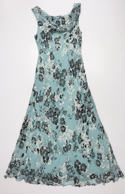 CC Women's Multicoloured Floral A-Line Midi Dress