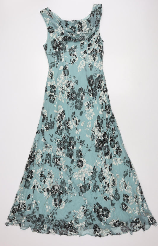 CC Women's Multicoloured Floral A-Line Midi Dress