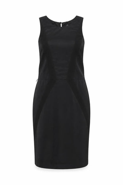 Oasis Women's Black Sleeveless Zip Dress Size 12