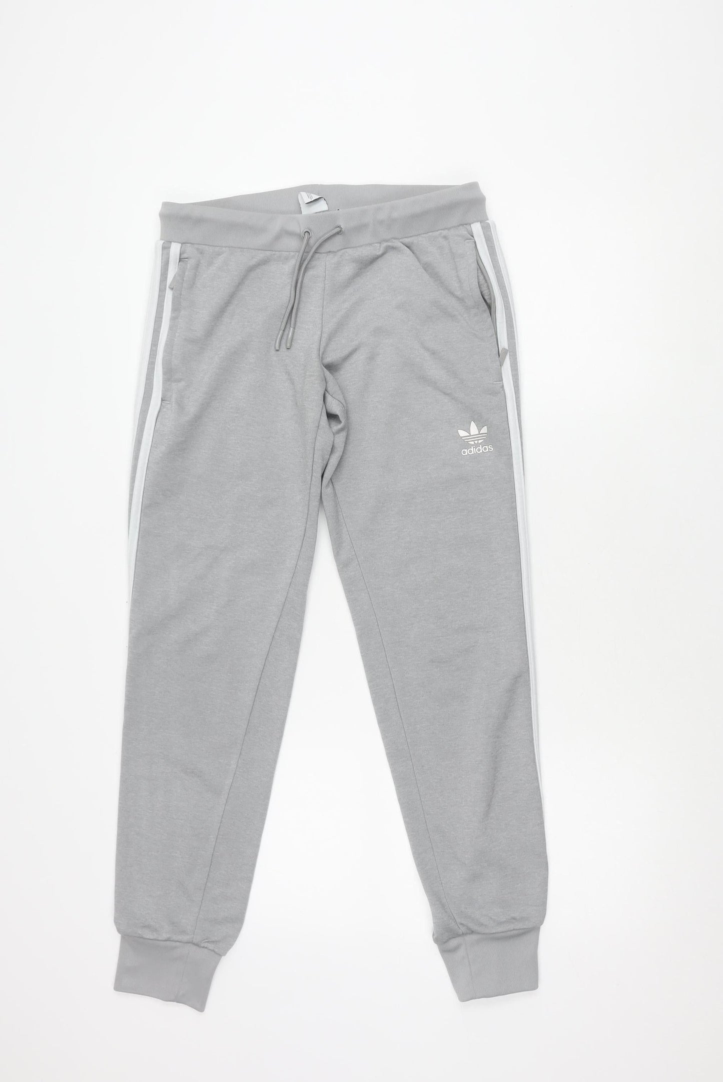 Adidas Unisex Grey Jogger Trousers Size 12 Activewear