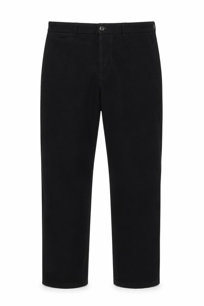 Mens UK Size 2XL Marks and Spencer Regular Fit Casual Black Trousers