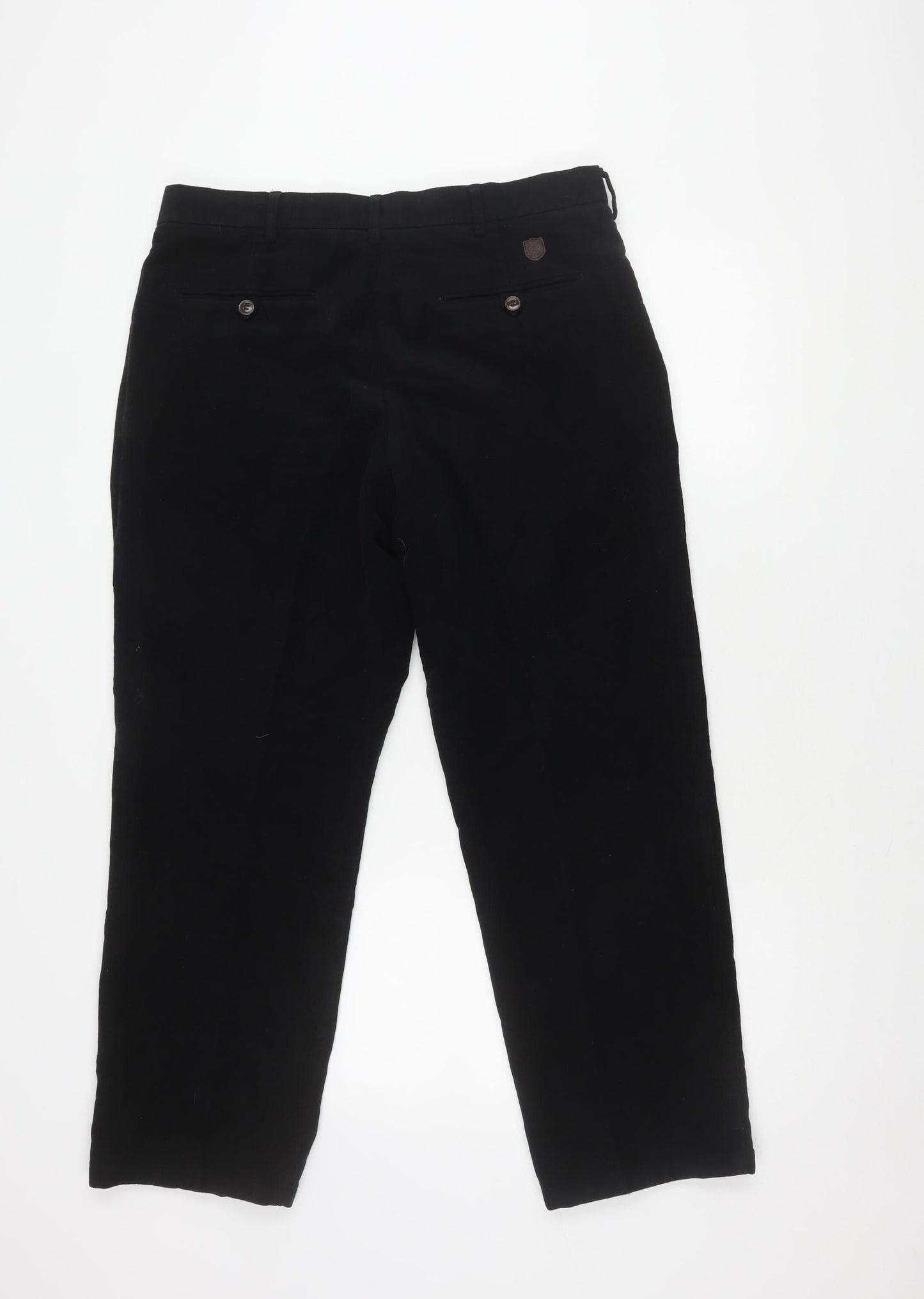 Marks and Spencer Men's Black 2XL Trousers with Pockets