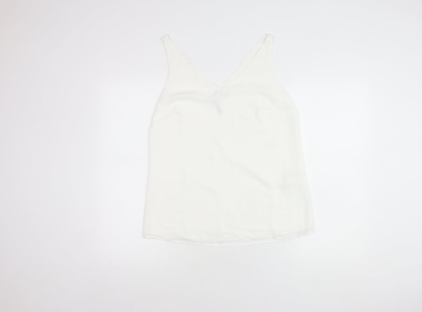 Womens UK Size 8 Wallis White Camisole Tank