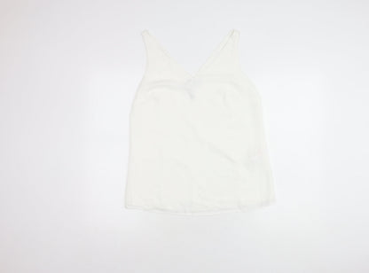 Womens UK Size 8 Wallis White Camisole Tank