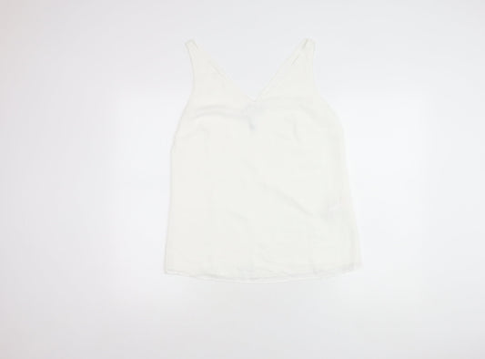 Womens UK Size 8 Wallis White Camisole Tank