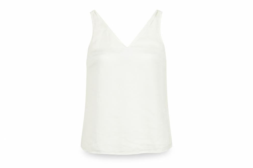 Womens UK Size 8 Wallis White Camisole Tank
