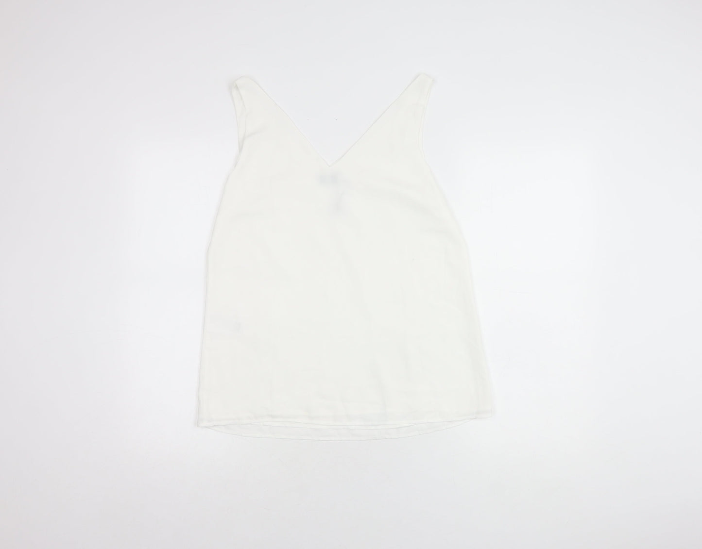Womens UK Size 8 Wallis White Camisole Tank