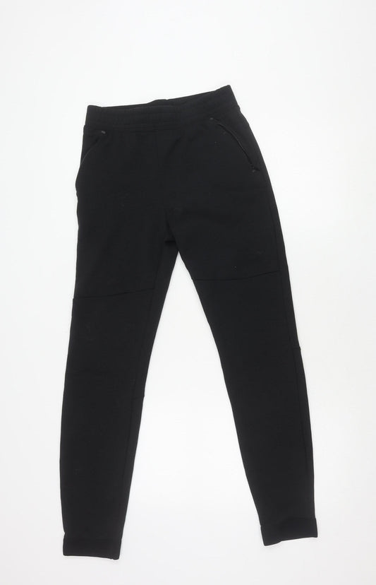 Decathlon Unisex Black Slim Jogger Trousers S
