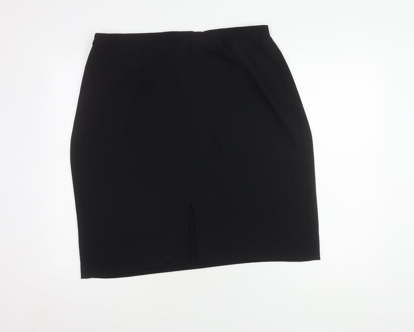 Frank Usher Women's Black Knee Length Pencil Skirt