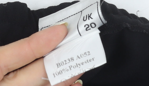 Frank Usher Women's Black Knee Length Pencil Skirt