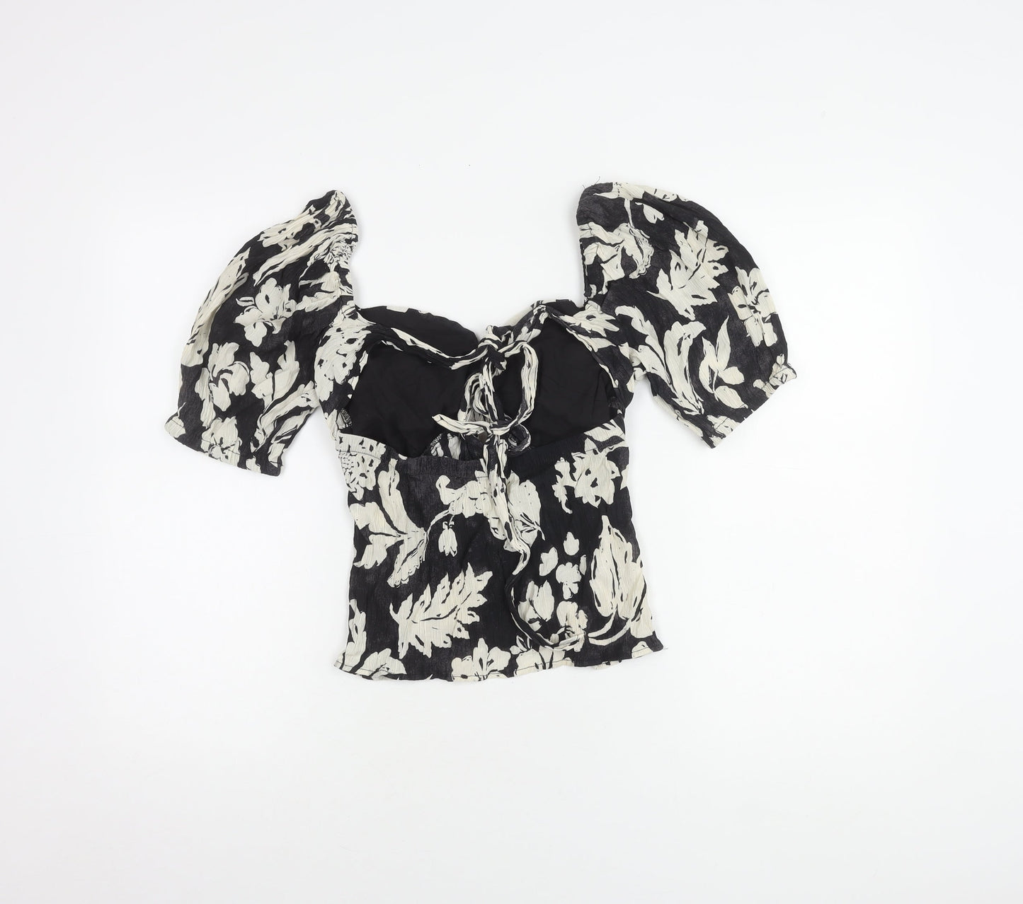 Womens UK Size M MNG Black Basic Blouse