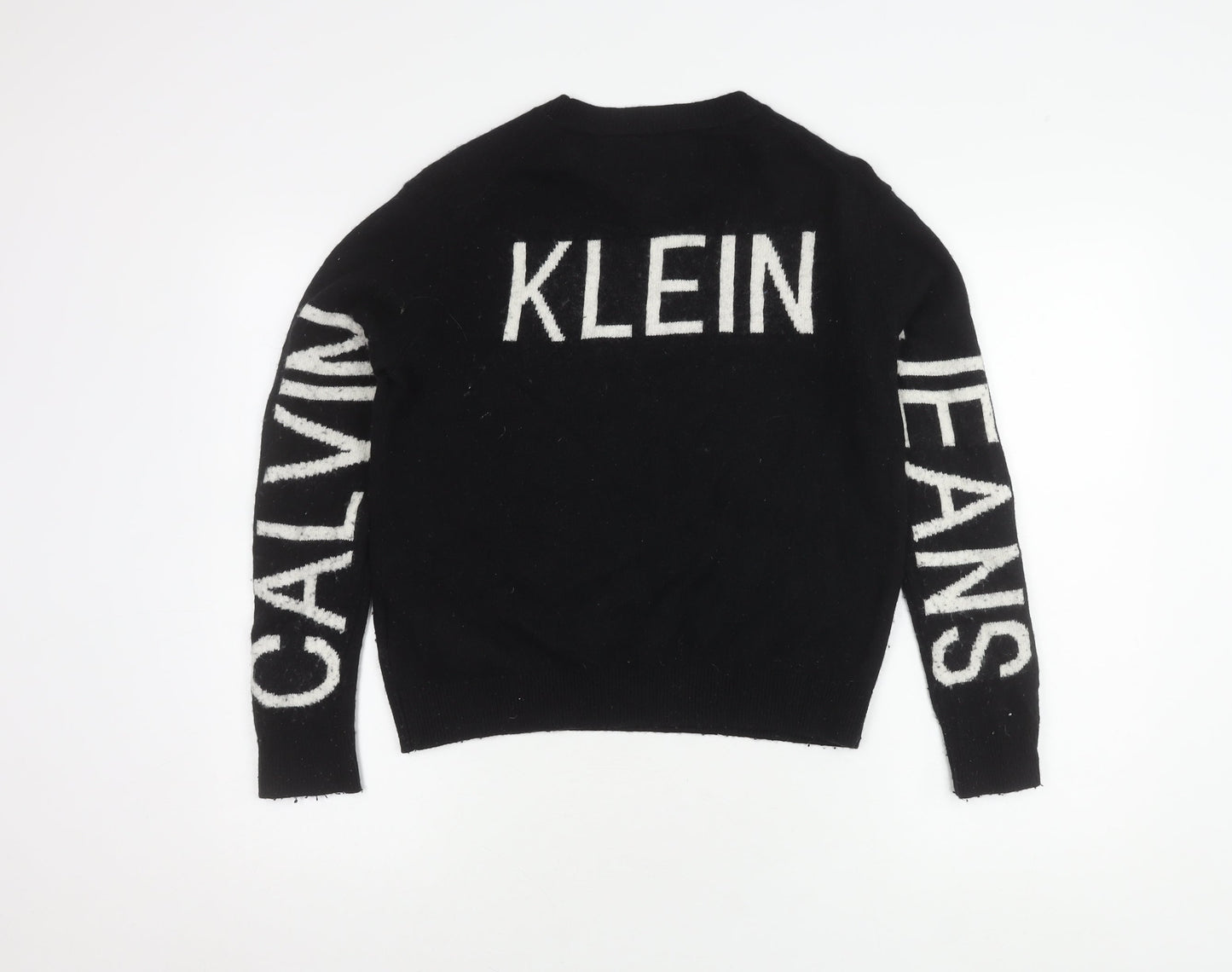 Calvin Klein Women's Black Pullover Jumper M