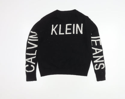 Calvin Klein Women's Black Pullover Jumper M