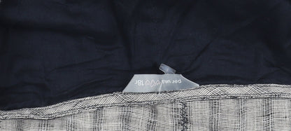 Per Una Women's Grey A-Line Midi Skirt Size 18