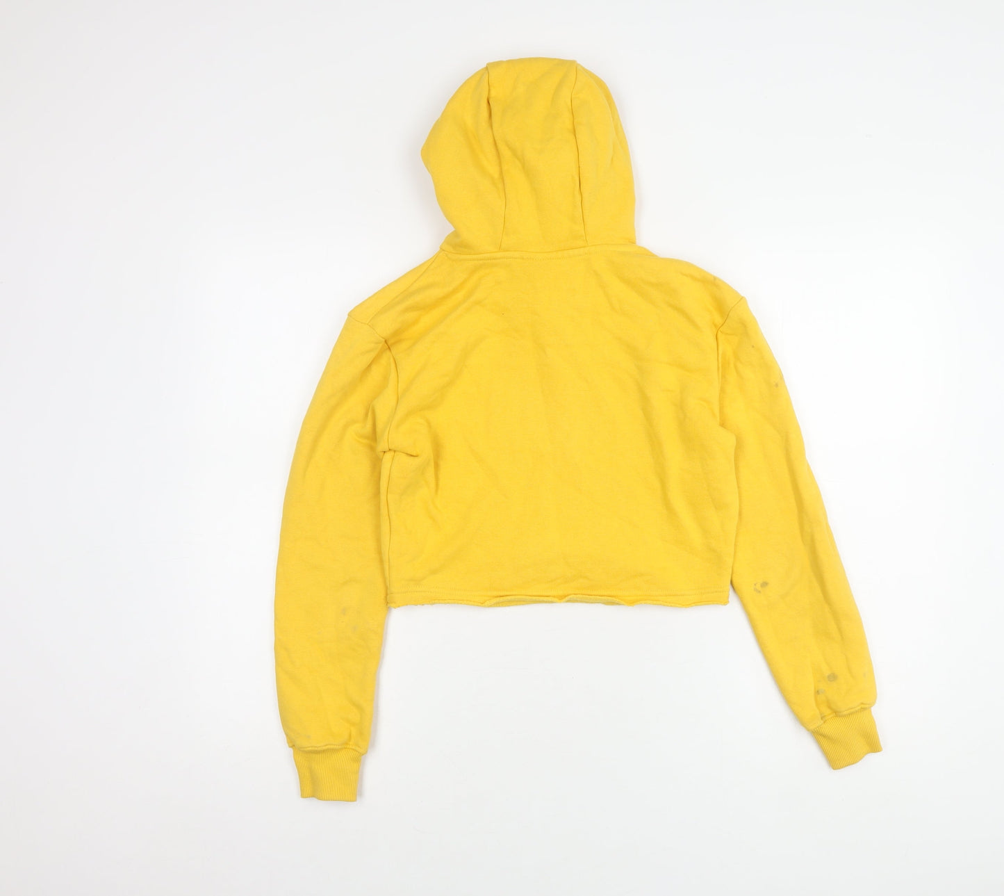 Ellesse Girls Yellow Logo Pullover Hoodie 2XS
