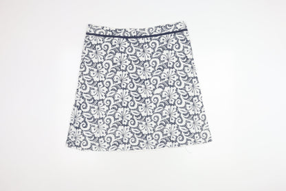 Maine New England Women's White A-Line Skirt Size 16