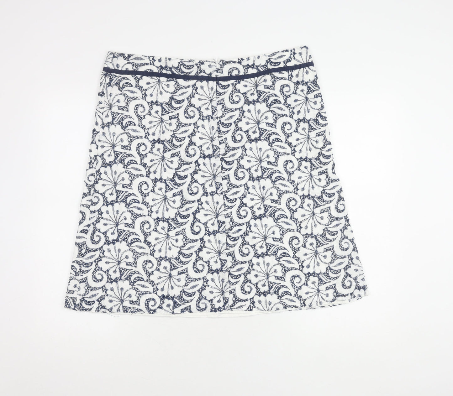 Maine New England Women's White A-Line Skirt Size 16