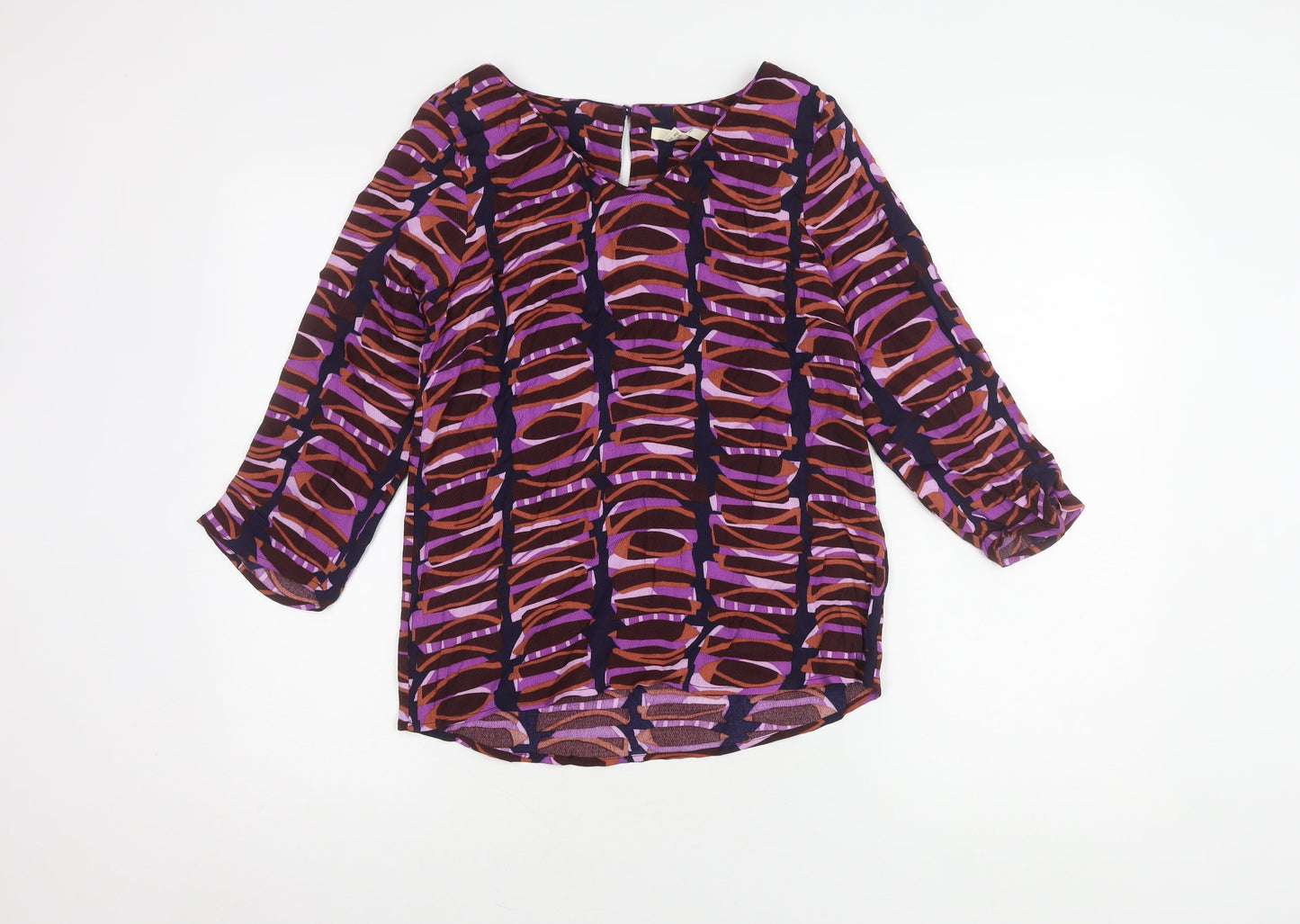 Womens UK Size 8 White Stuff Multicoloured Basic T-Shirt