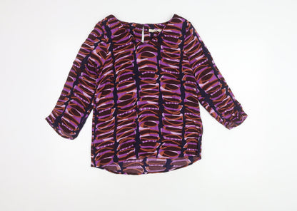 Womens UK Size 8 White Stuff Multicoloured Basic T-Shirt