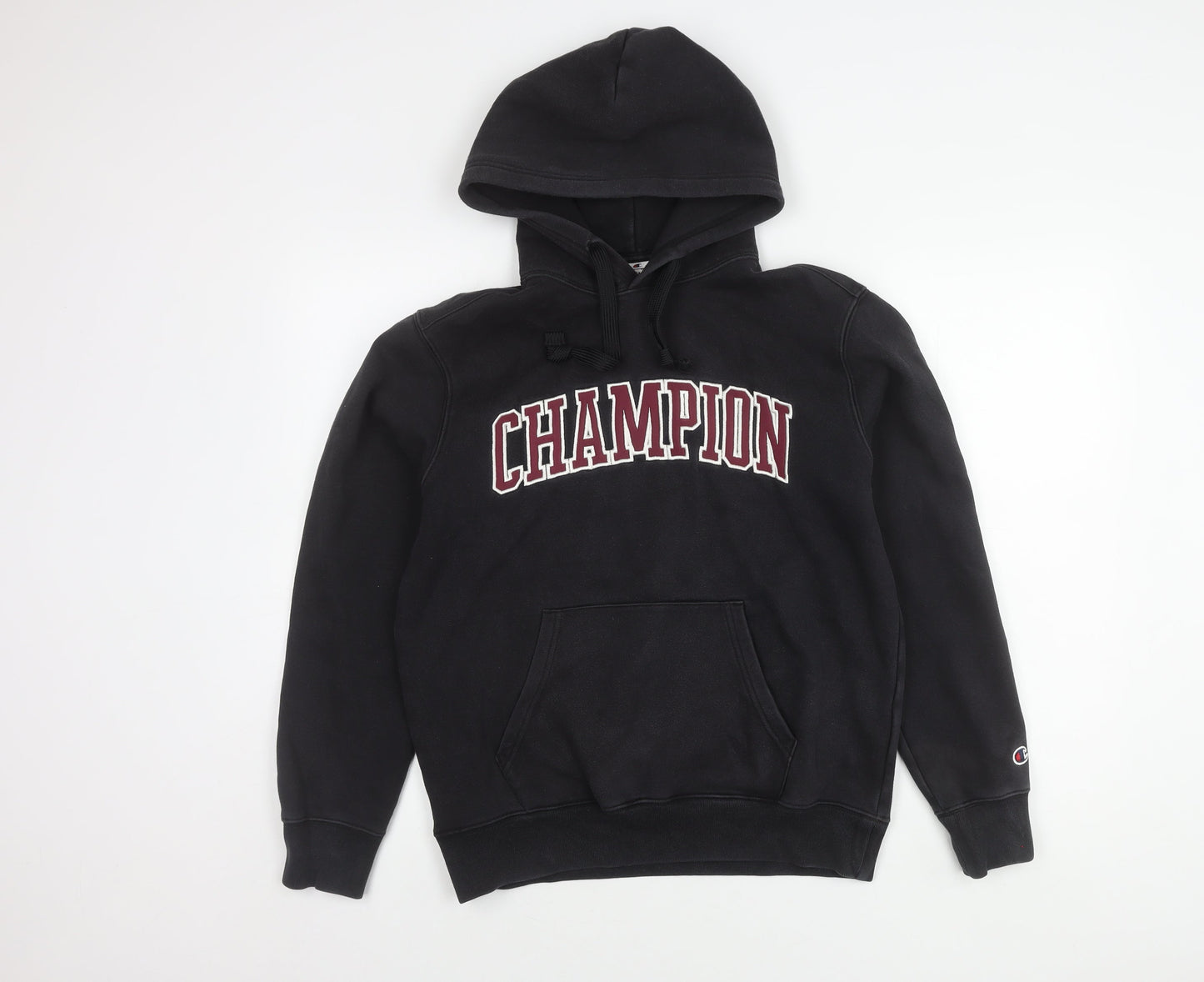 Mens UK Size S Champion Black Pullover Hoodie