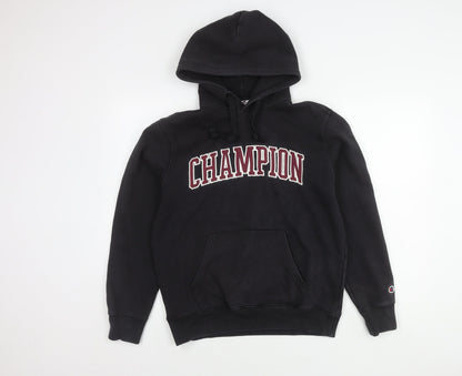Mens UK Size S Champion Black Pullover Hoodie