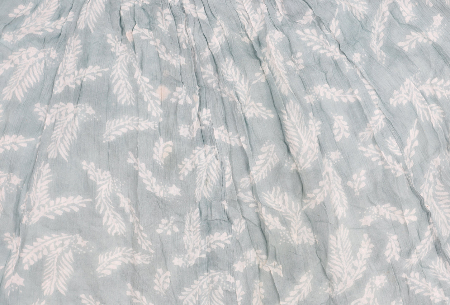 Orvis Women's Blue Floral Peasant Midi Skirt L