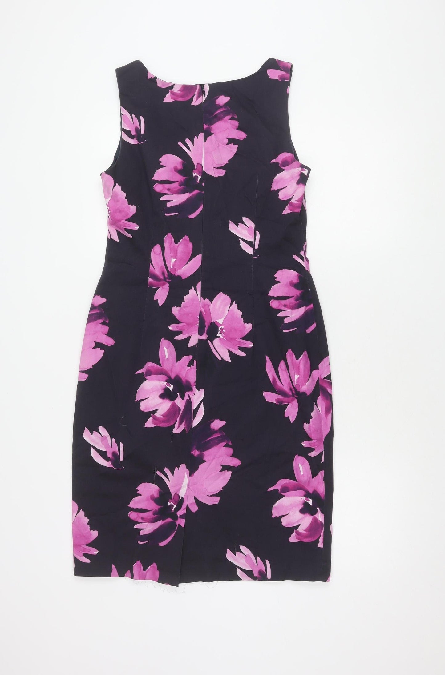 Hobbs Women's Floral Sheath Dress Size 12 - Black Pink