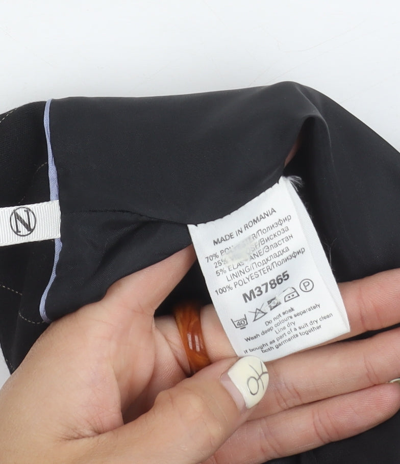 Next Women’s Black Striped Pencil Skirt Size 10