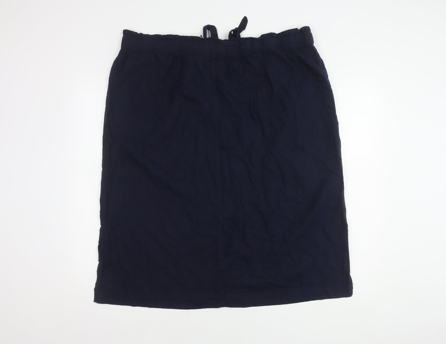 M&S Women's Blue Pencil Skirt Size 22