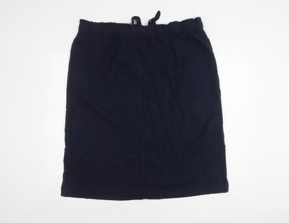 M&S Women's Blue Pencil Skirt Size 22