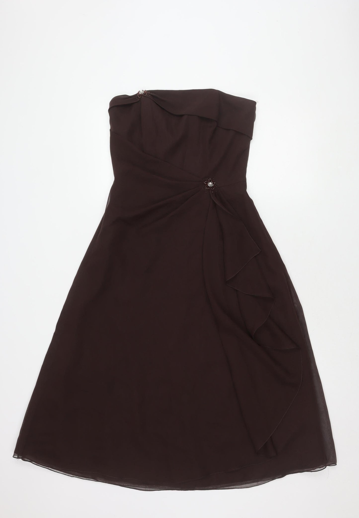 Alice James Women's Brown A-Line Dress Size 12