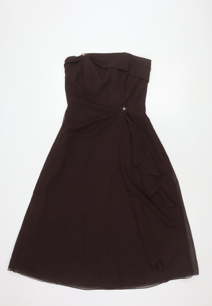 Alice James Women's Brown A-Line Dress Size 12