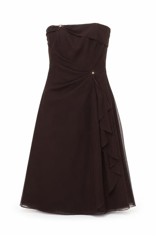 Alice James Women's Brown A-Line Dress Size 12