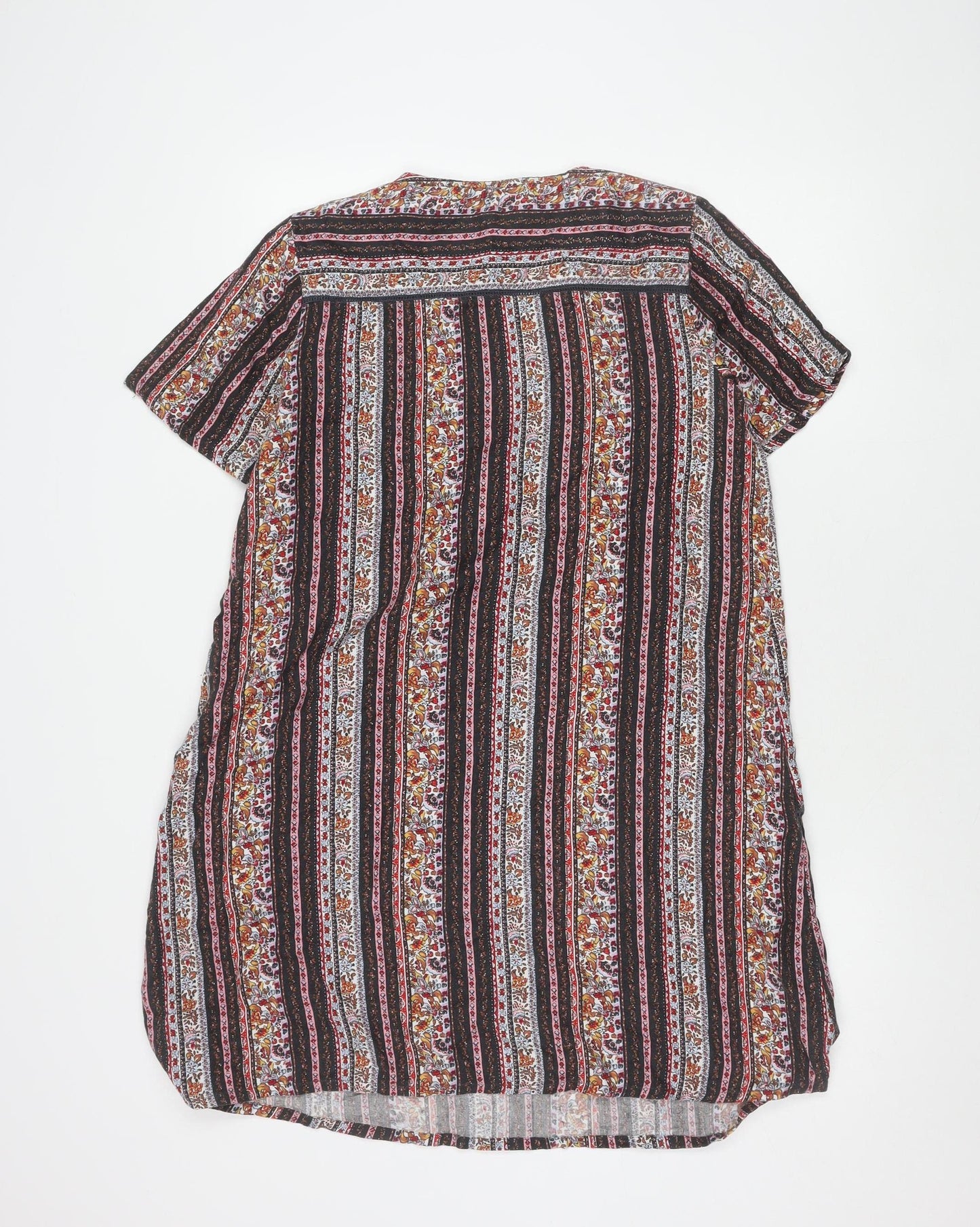 Fat Face Women's Multicoloured Floral Dress, Size 12, Cotton