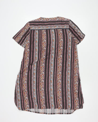 Fat Face Women's Multicoloured Floral Dress, Size 12, Cotton
