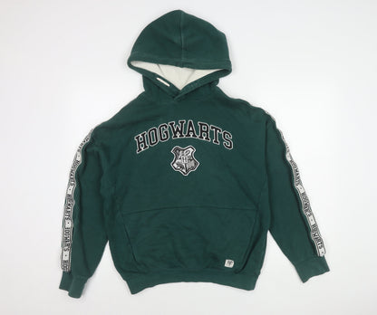 H&M Harry Potter Girls Green 12-14Y Hoodie Pullover